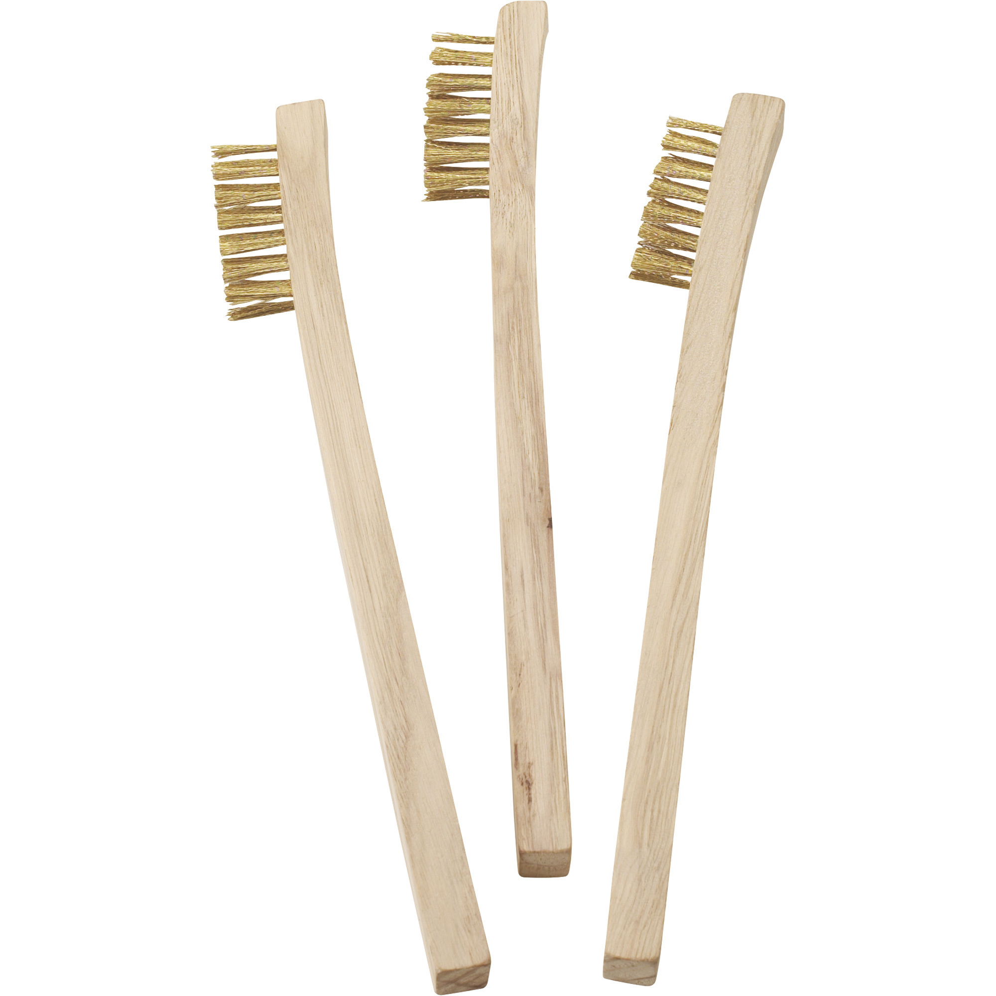 Brass Wire Brushes, 3-Pk., 7 3/4in.L, Model# C 301